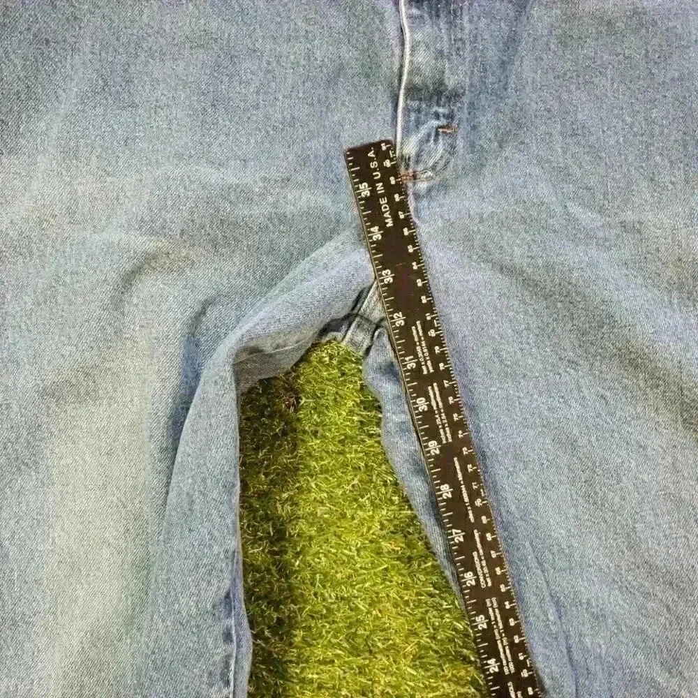 Full Blue Jeans Classic Fit Straight Leg Denim Men's Jeans 38x34 4545 - Picture 7 of 9